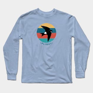 Martin bird, the flight virtuoso, design for birds lovers Long Sleeve T-Shirt